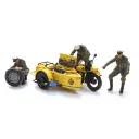 Moto side-car ANWB avec figurines - Artitec 10.398 - HO 1/87 - 2