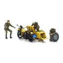 Moto side-car ANWB avec figurines - Artitec 10.398 - HO 1/87 - 7