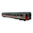 Set de 2 voitures voyageurs Trenitalia ''Intercity Day'' - Acme 70114 - HO 1/87 - FS - Ep VI - 2R - 4