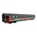 Set de 2 voitures voyageurs Trenitalia ''Intercity Day'' - Acme 70114 - HO 1/87 - FS - Ep VI - 2R - 3