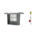 Abribus en béton avec panneau d'arrêt de bus - Artitec 316.103 - N 1/160 - 3