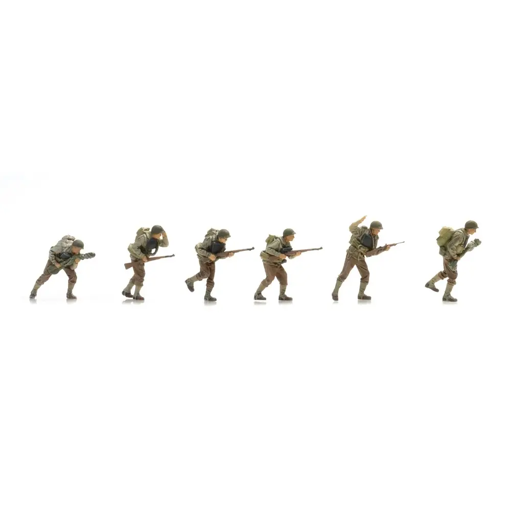 Infanterie US débarquement du jour J - ARTITEC 5870116 - HO 1/87 - 4