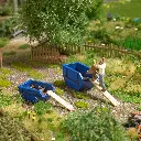 Scénette "Ouvrier remplissant les bennes" - Busch 8281 - N 1/160 - 2