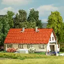 Maison jumelée EW 65 - Busch 1924 - HO 1/87 - 229 x 111 x 98 mm - 2