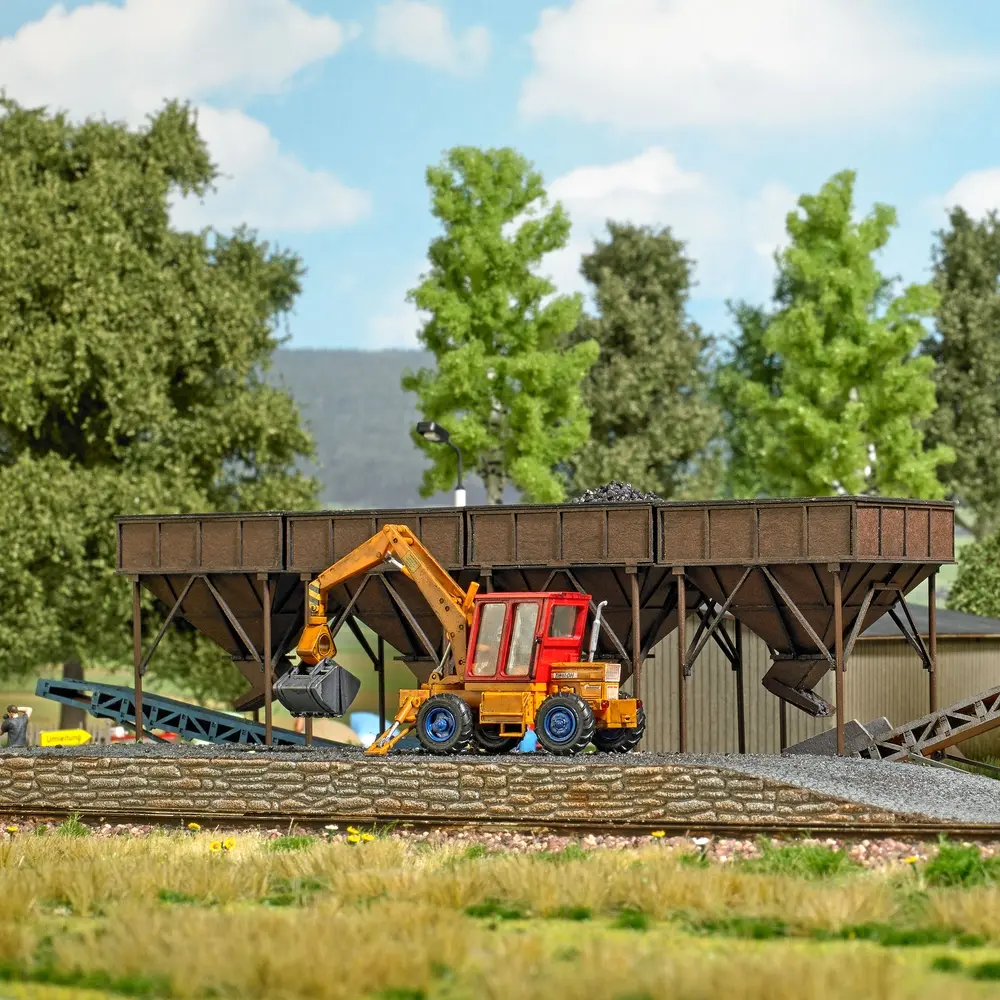 2 parcs à charbon - Busch 1972 - HO 1/87 - 2