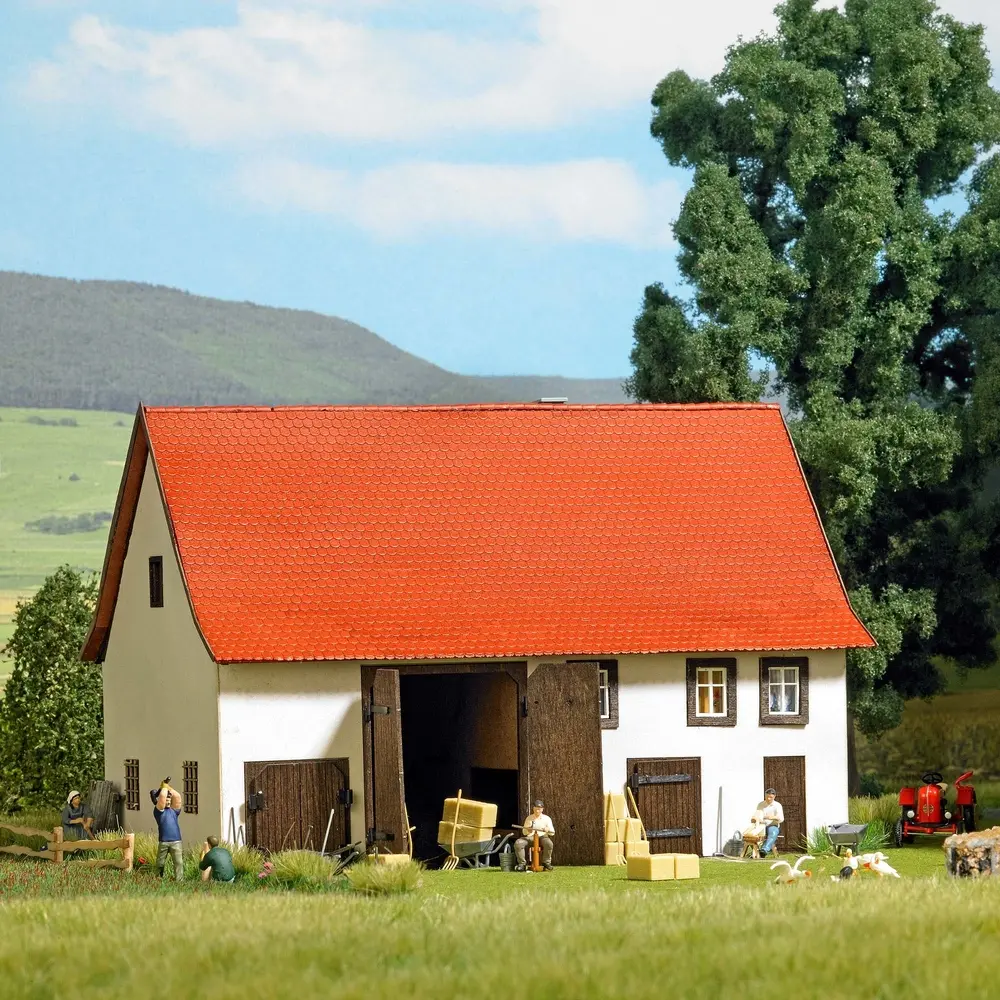 Petite ferme - Busch 1959 - HO 1/87 - 156 x 119 x 105 mm - 2