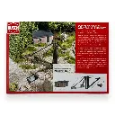 Treuil & Grue Pivotante avec bâtiment pour carrière BUSCH 1975 HO 1/87 - 2