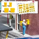 Boites aux lettres BUSCH 7761 - HO 1/87 - 2