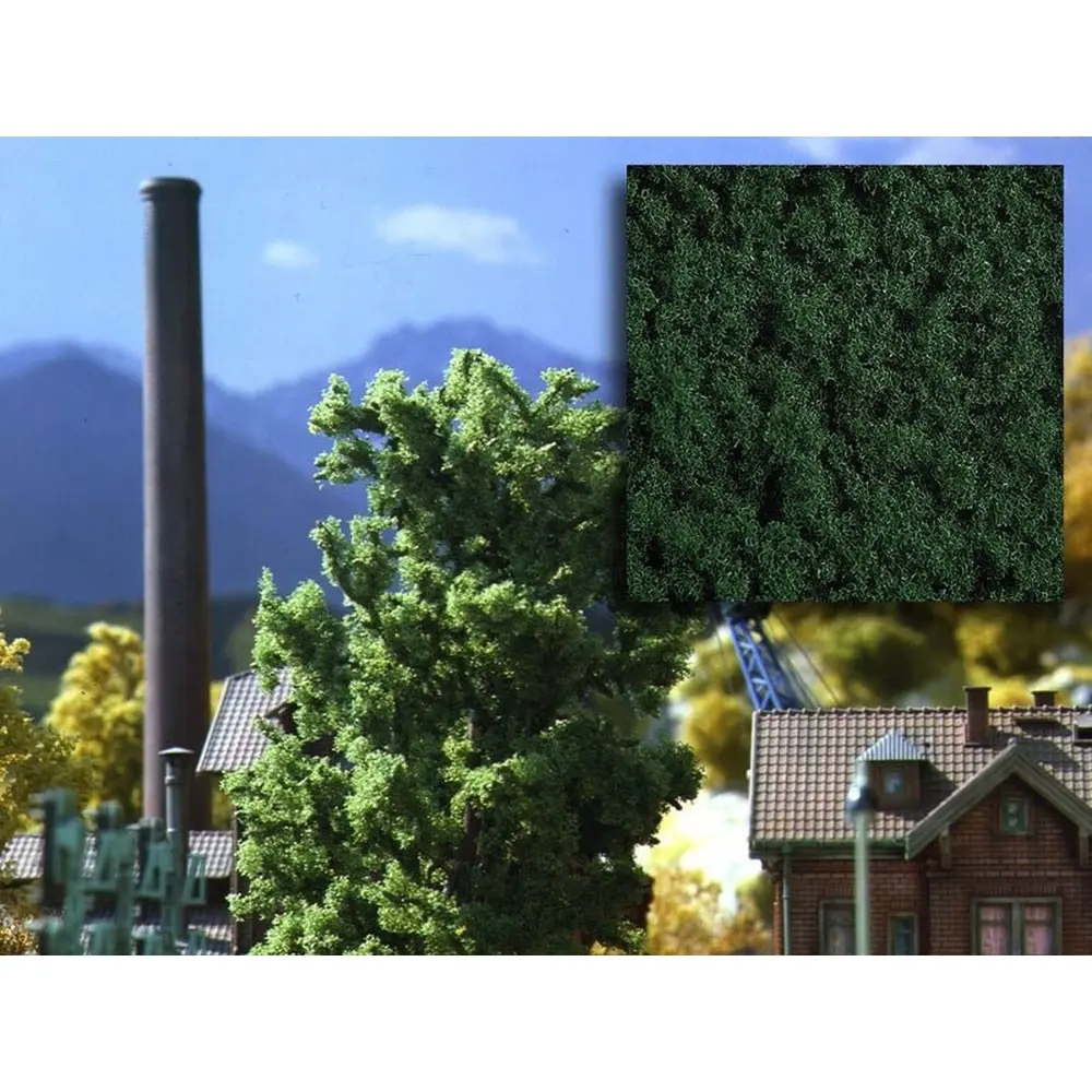 Flocage mousse, feuillage vert moyen - Busch 7318 - Échelle universelle - 2