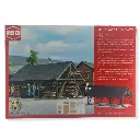 Entrepôt à bois BUSCH 1677 - HO 1/87 - 145x90x70mm - 2