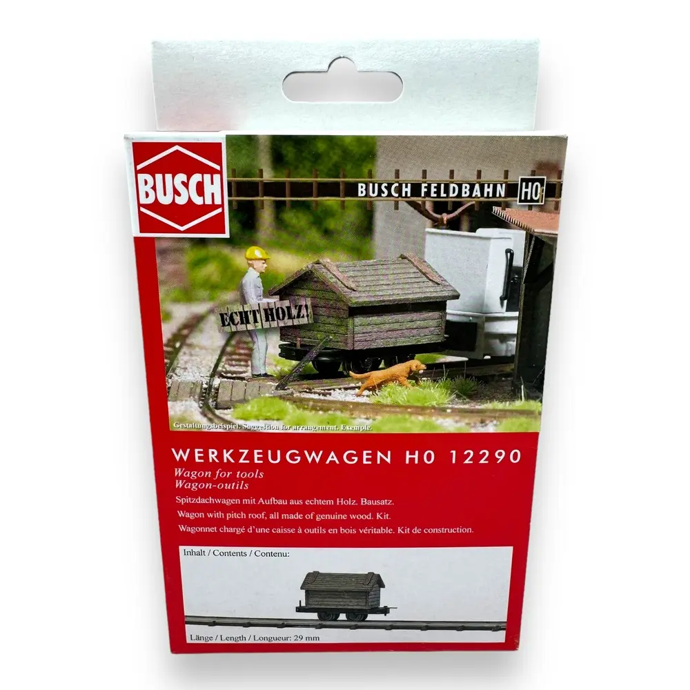 Chariot à outils - Busch 12290 - HO 1/87 - 2