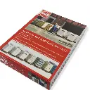 Lot de 12 palettes en bois chargées de divers cartons BUSCH 1812 -  HO 1/87 - 3