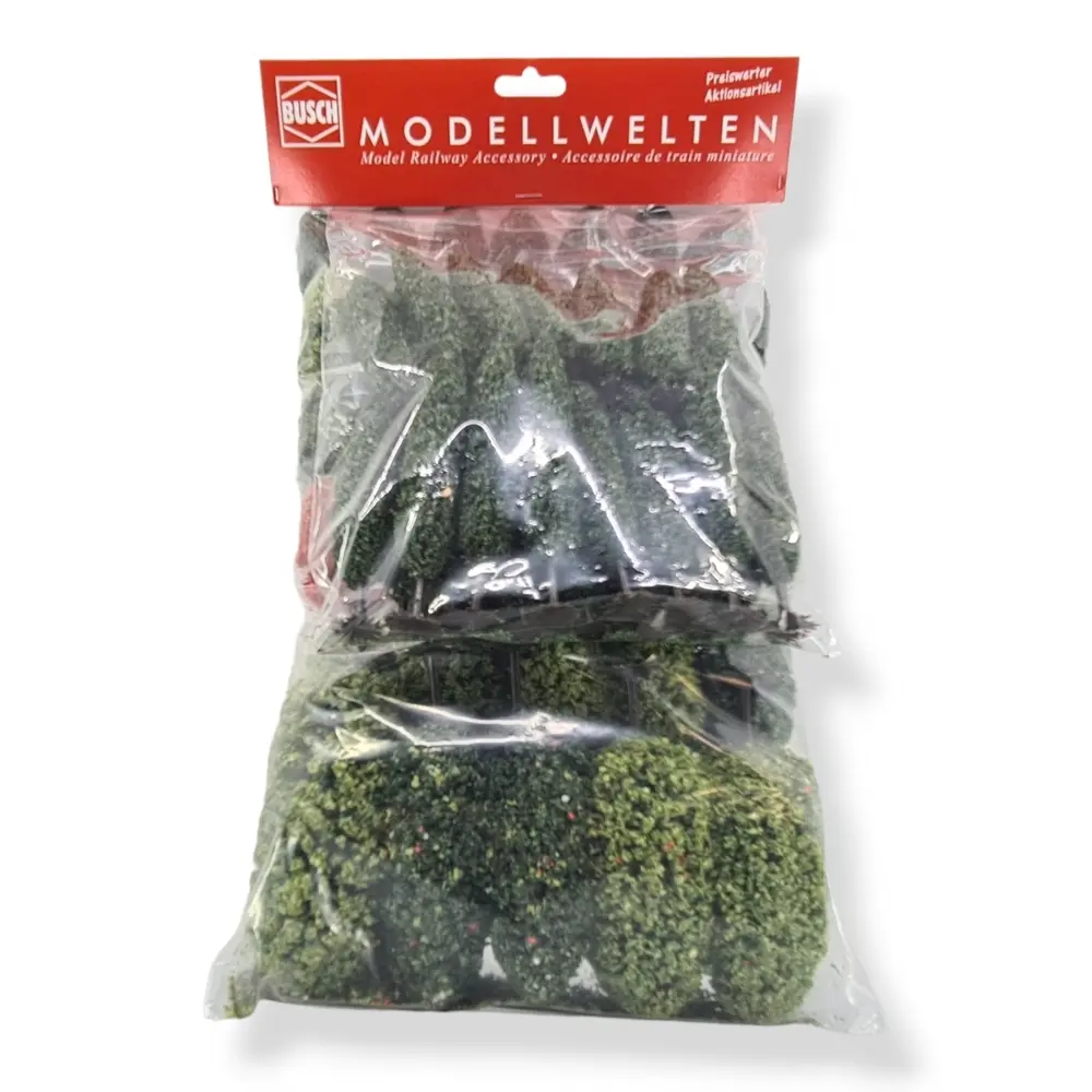 65 Arbres feuillus - Busch 9767 - HO 1/87 - 65 à 120 mm de haut - 3