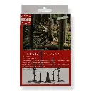 Tanière avec Renard & 3 jeunes, troncs d'arbres BUSCH 7989 HO - 3