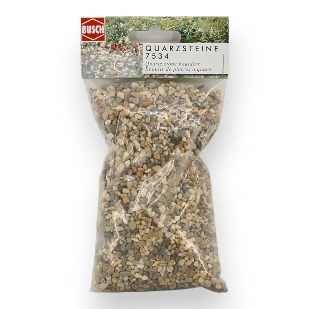 Pierres quartz miniatures Busch 7534 - HO 1/87 - 320 g - 3