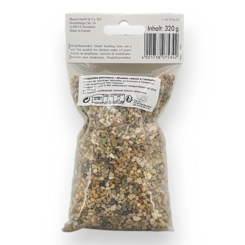 Pierres quartz miniatures Busch 7534 - HO 1/87 - 320 g - 4