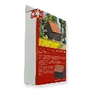 Grange en bois avec grand portail double BUSCH 1900 - HO 1/87  - 2