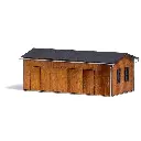 Atelier d'entretien routier en bois - Busch 8234 - N 1/160 - 3