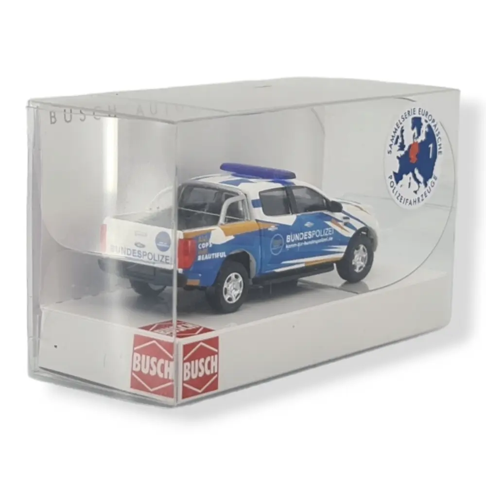 Véhicule Ford Ranger - Police fédérale BUSCH 52822 - HO 1/87 - 2