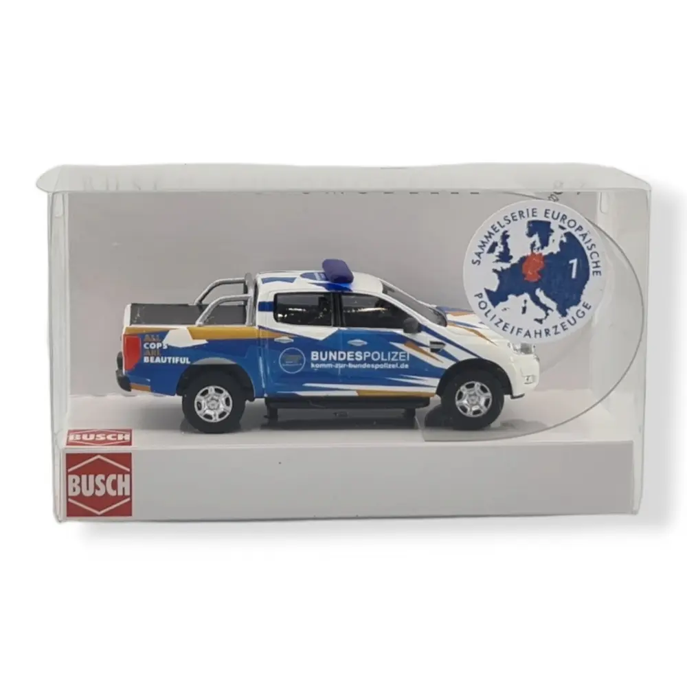 Véhicule Ford Ranger - Police fédérale BUSCH 52822 - HO 1/87 - 3