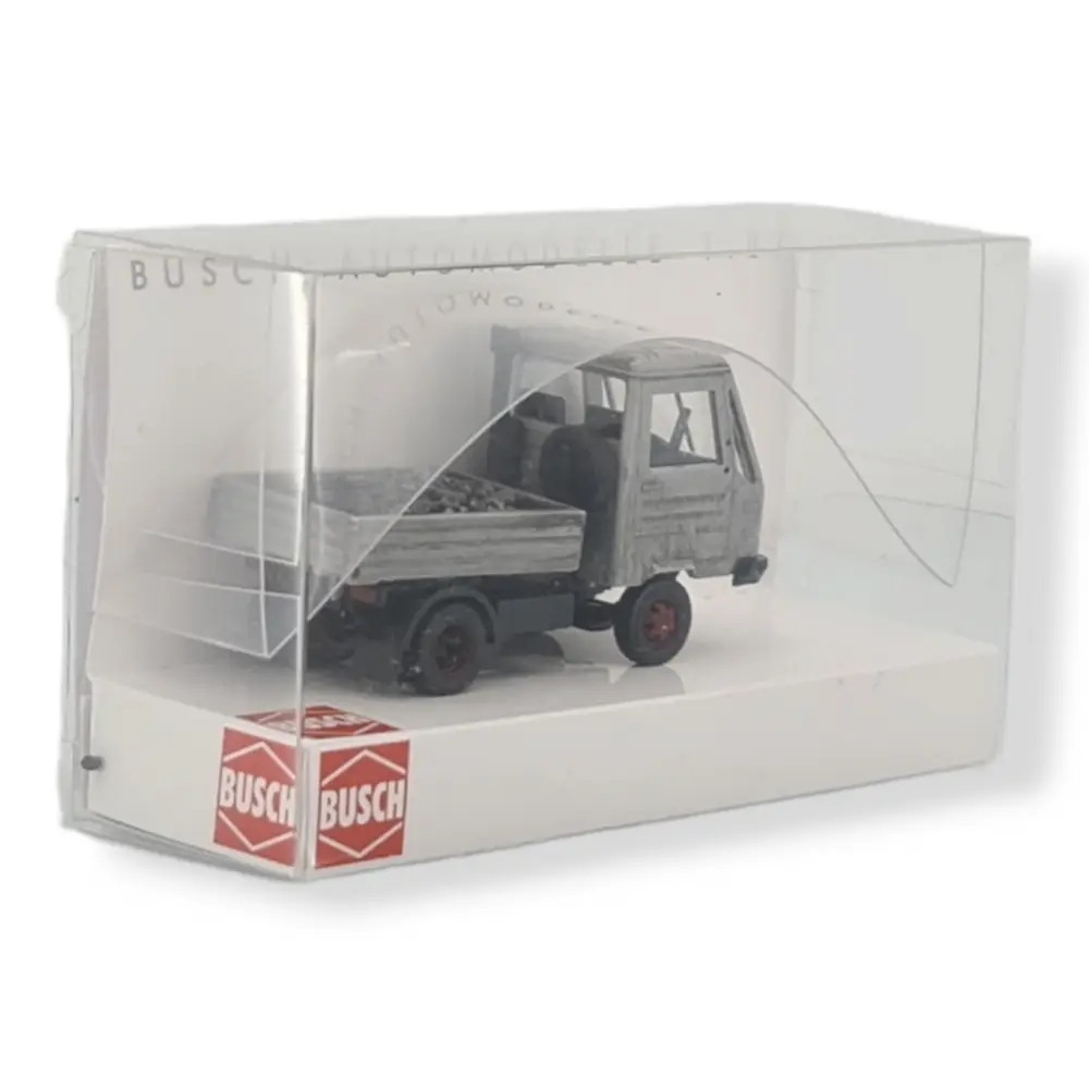 Camionnette Multicar avec chargement de charbon Busch 42231 - HO 1/87 - 2