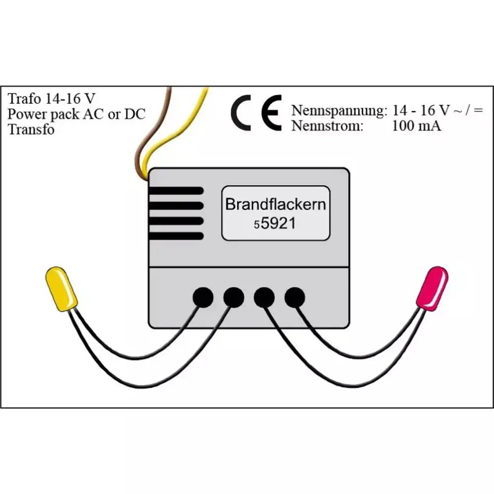 Incendie électronique - Busch 5921 - Échelle universelle  - 3