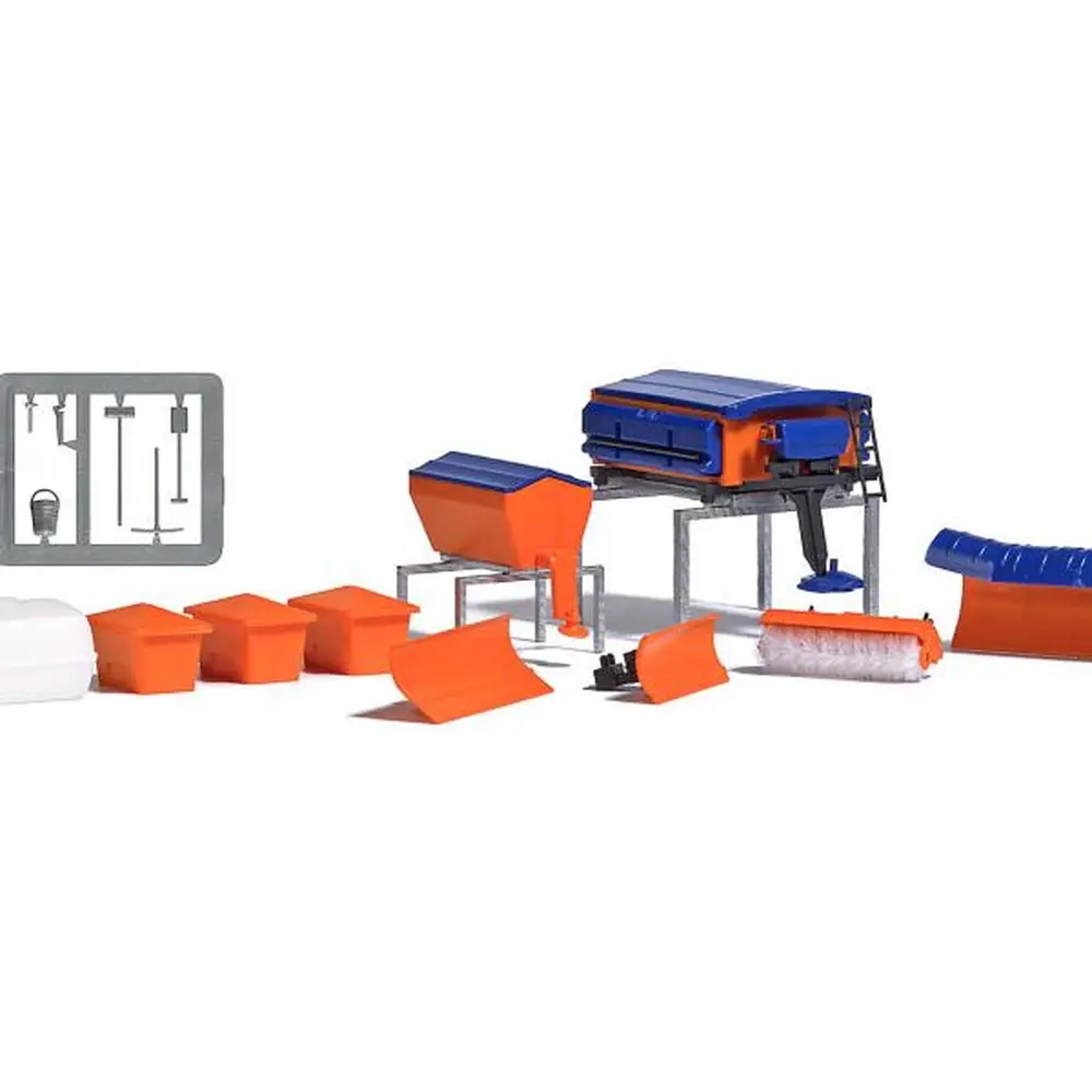 Ensemble de conception d'entretien routier - Busch 1839 - HO 1/87 - 2