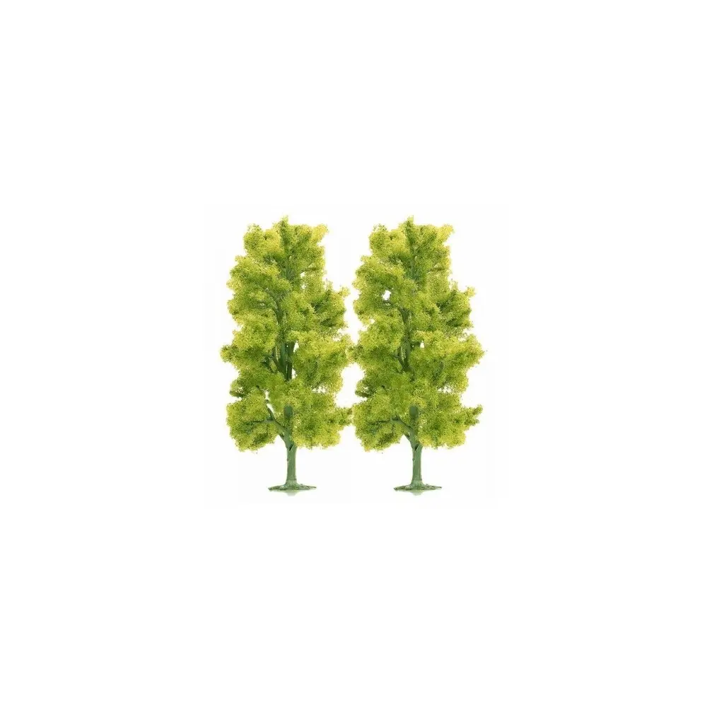 Lot de 2 Bouleaux - Hauteur 90mm - Busch 6936 - N: 1/160  - 2