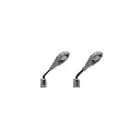Lot de 2 Lampadaires - Busch 4133 - HO : 1/87  - 2