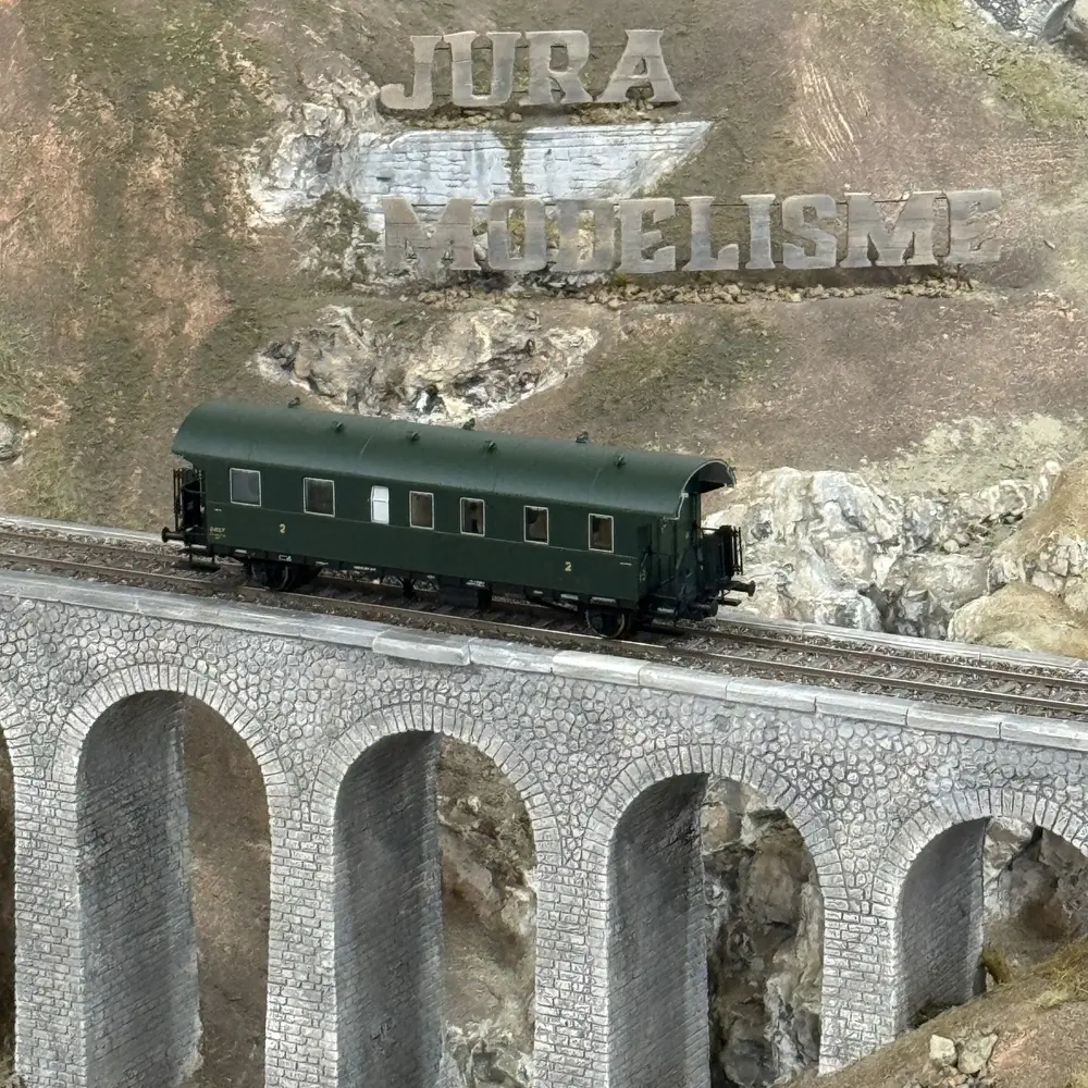 Voiture voyageurs B5 ½ TMFP "boites à tonnerre" - Brawa 46716 - HO 1/87 - SNCF- EP III - 2R - Analogique - 5