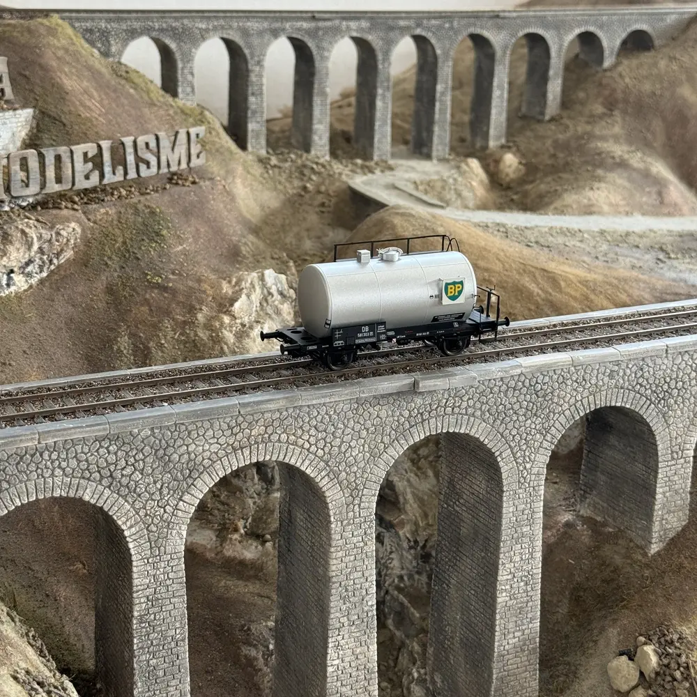 Wagon-citerne Z "BP" - Brawa 50027 - HO 1/87 - DB - Ep III - 2R - 6