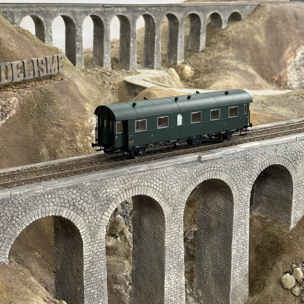 Voiture voyageurs B6 TNF - Brawa 46717 - SNCF - HO 1/87 - EP III - 2R - Analogique - 6