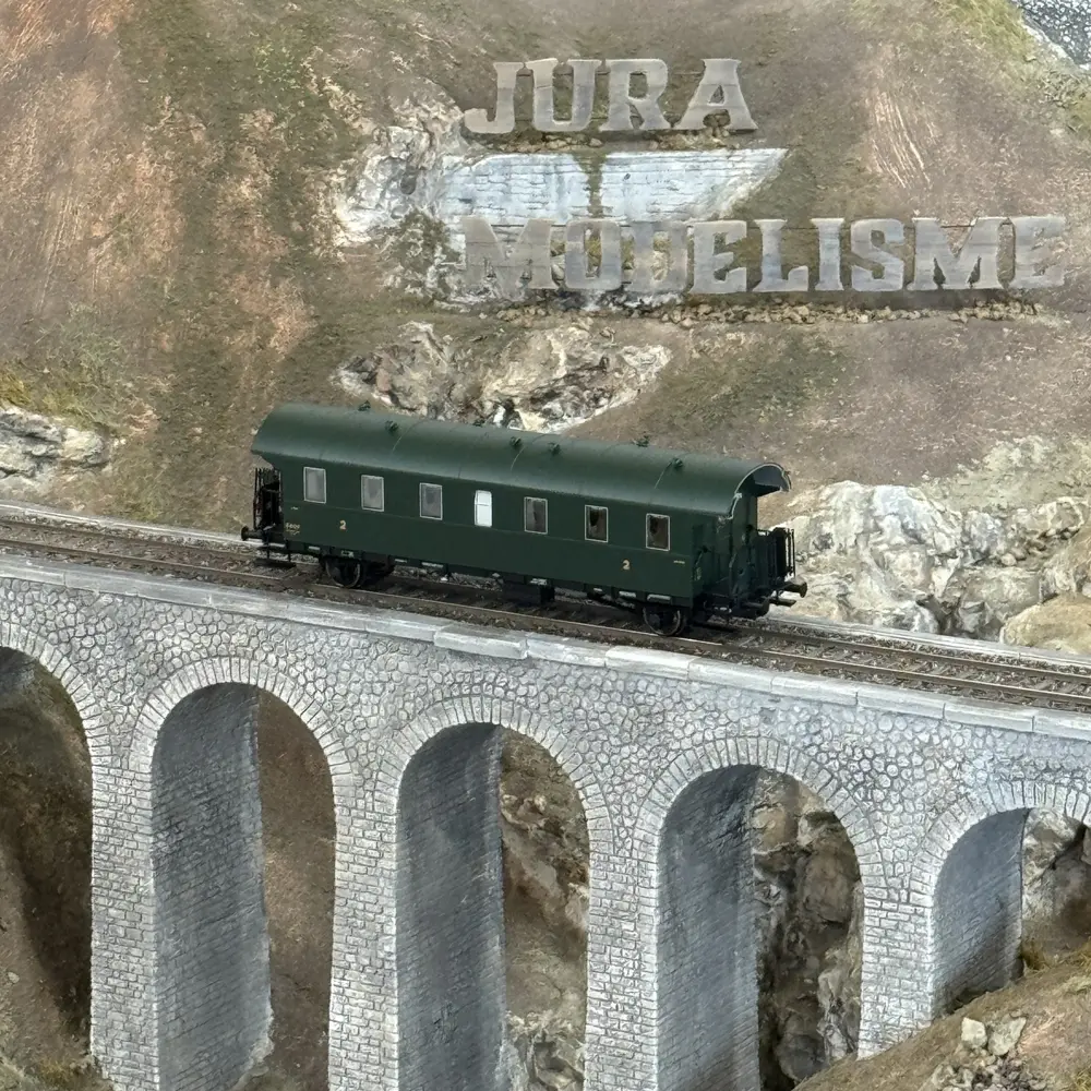 Voiture voyageurs B6 TMFP "boites à tonnerre" - Brawa 46718 - SNCF - HO 1/87 - EP III - 2R - Analogique - 5