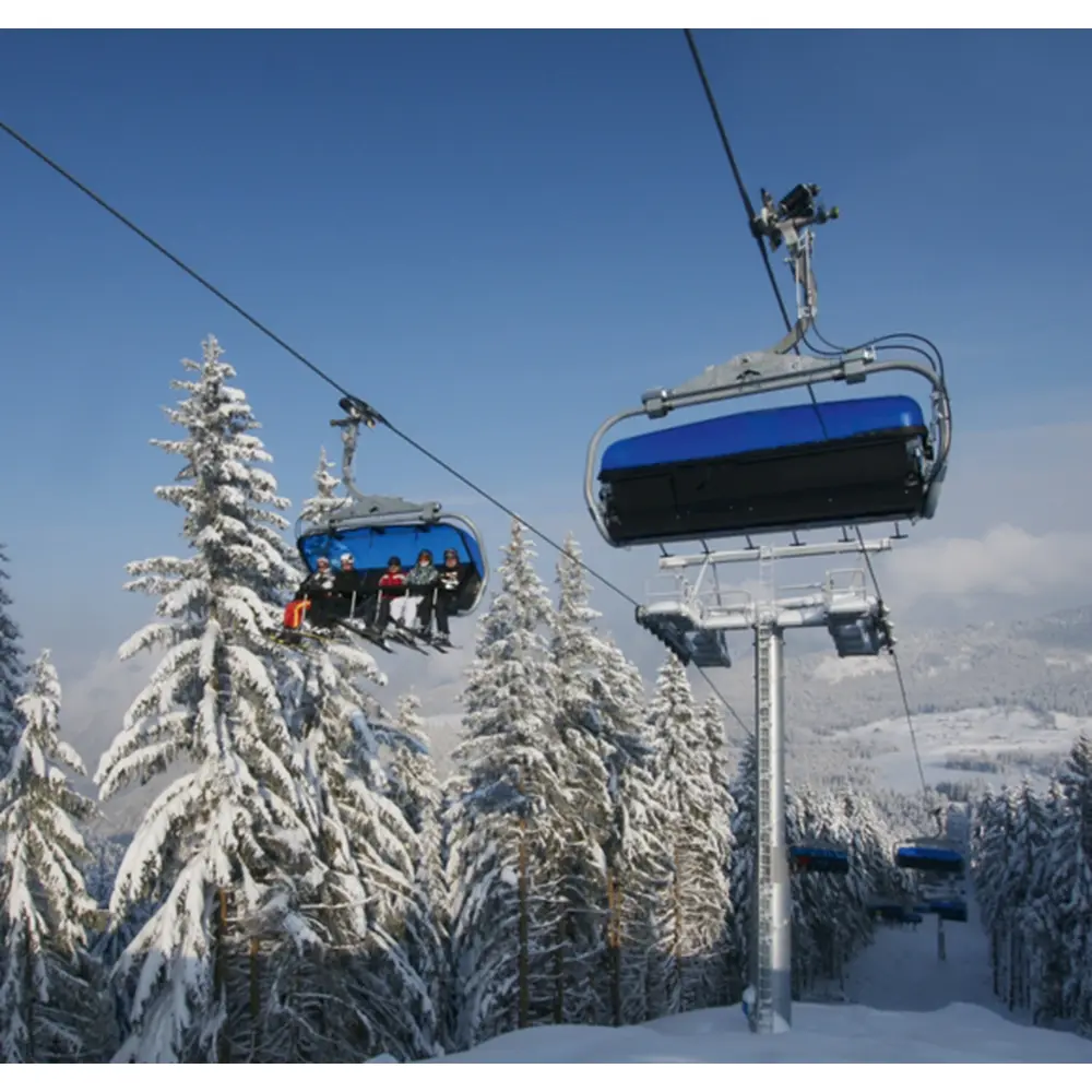 Set complémentaire de 2 Télésièges modernes Brawa 6347 - HO 1/87 - 3