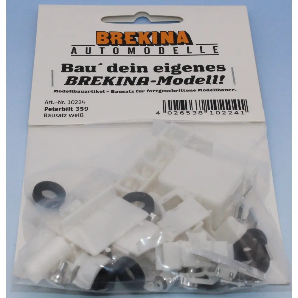 Camion Peterbilt 359, blanc, en kit, 1973 - Brekina 10224 - HO 1/87 - 2