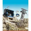 Téléphérique "Titlis" avec 2 cabines éclairées Brawa 6331 - HO : 1/87 - 2