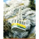 Téléphérique "Nebelhorn" avec 2 cabines Brawa 6340 - HO : 1/87 - EP III - 2