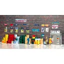 Lot de 80 caisses à boissons - Busch 1134 - HO 1/87 - 2