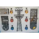 Téléphérique "Kanzelwand" avec 6 cabines Brawa 6280 - HO : 1/87 - 2