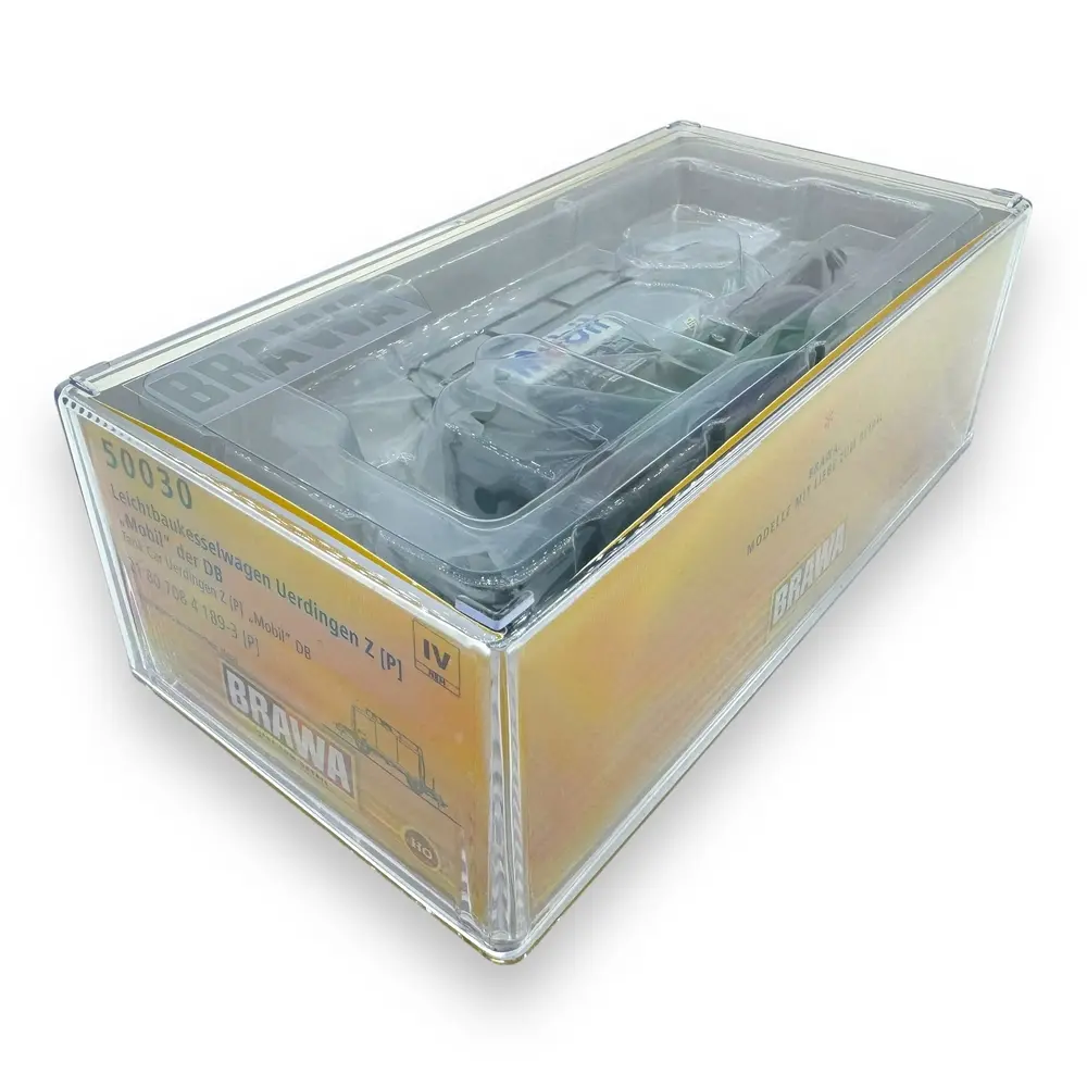 Wagon citerne Mobil - Brawa 50030 - HO 1/87 - DB - Ep IV - 2R - 4