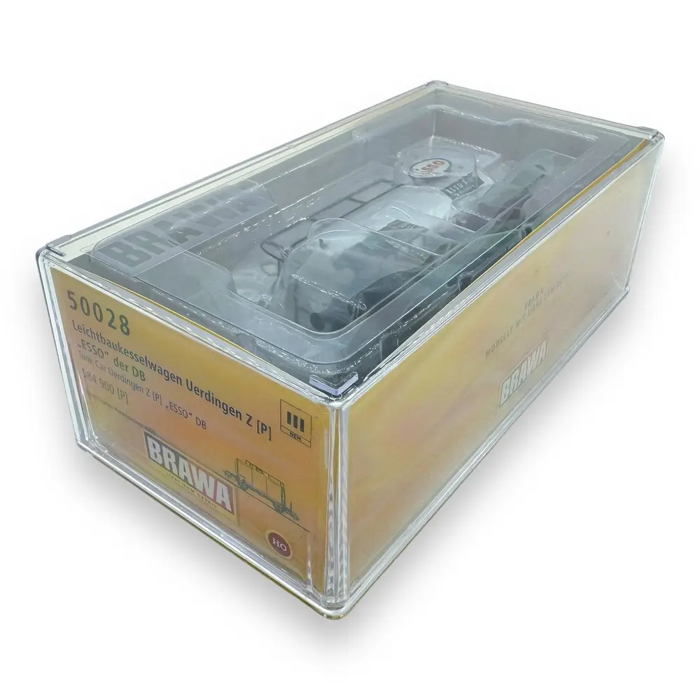 Wagon citerne ESSO - Brawa 50028 - HO 1/87 - DB - Ep III - 2R - 4