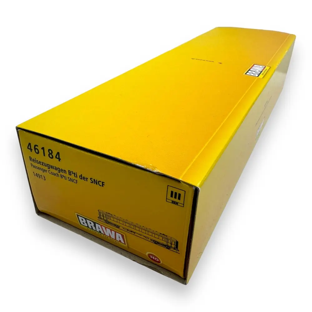 Voiture voyageurs B9ti - Brawa 46184 - HO 1/87 - SNCF - Ep III - 2R - 4