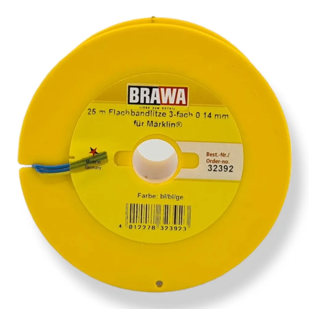 Bobine de câble - Brawa 32392 - bleu / jaune - pour Märklin - 2