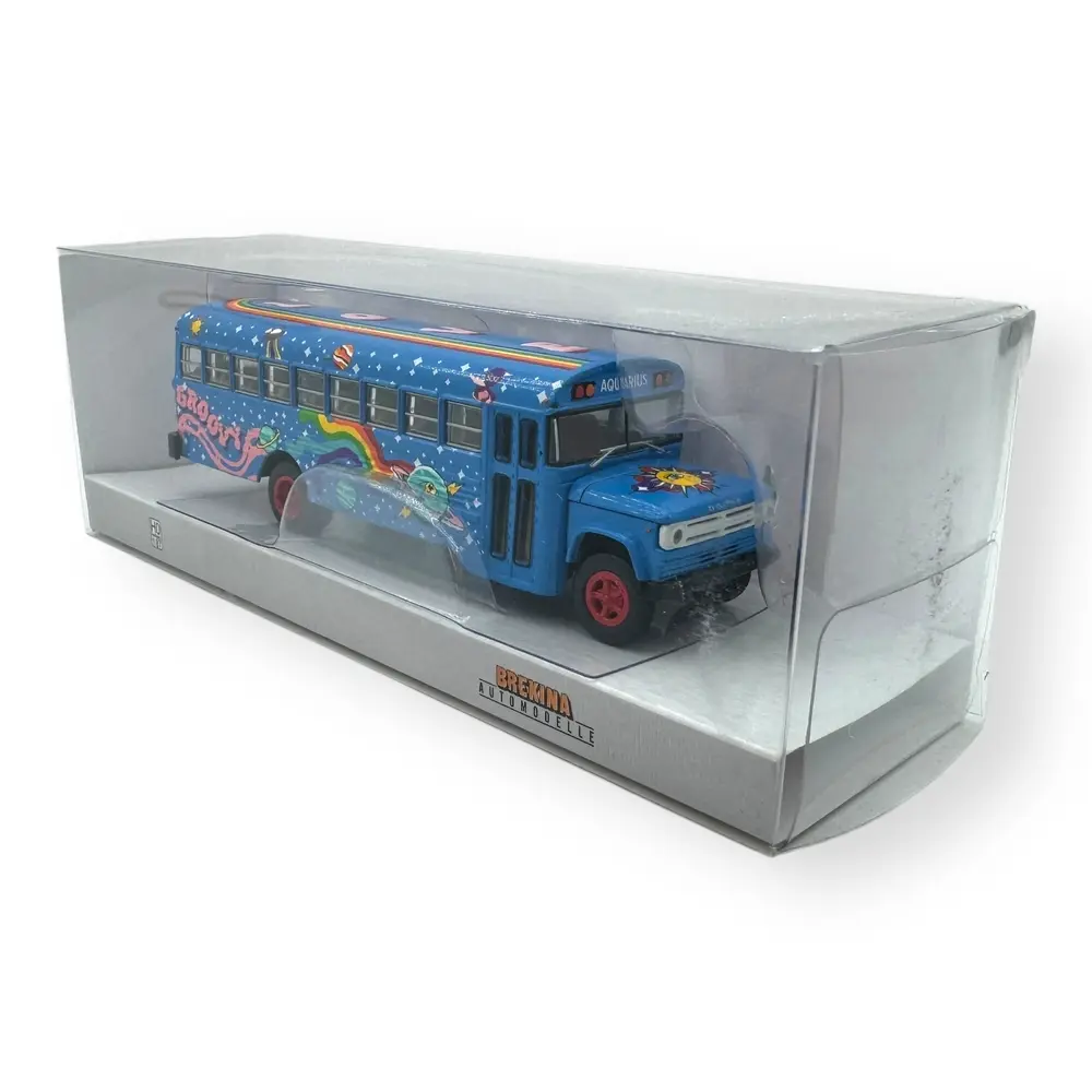 Dodge S 600, Hippie Bus, 1970 - Brekina 61333 - HO 1/87 - 5