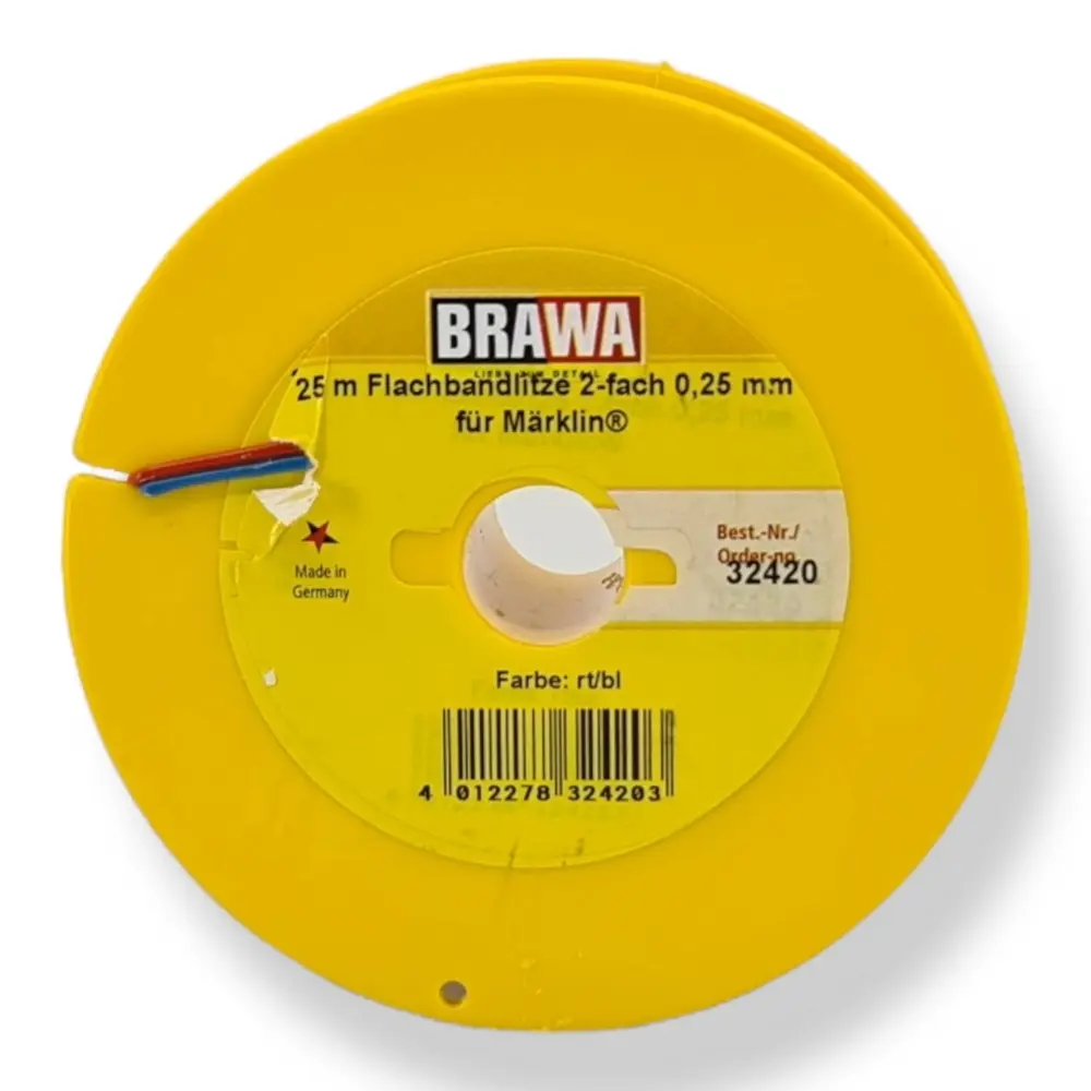 Bobine de câble - Brawa 32420 - rouge / bleu - pour Märklin - 2