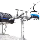 Circuit téléphérique de 8 Télésièges modernes Brawa 6346 - HO 1/87 - 3