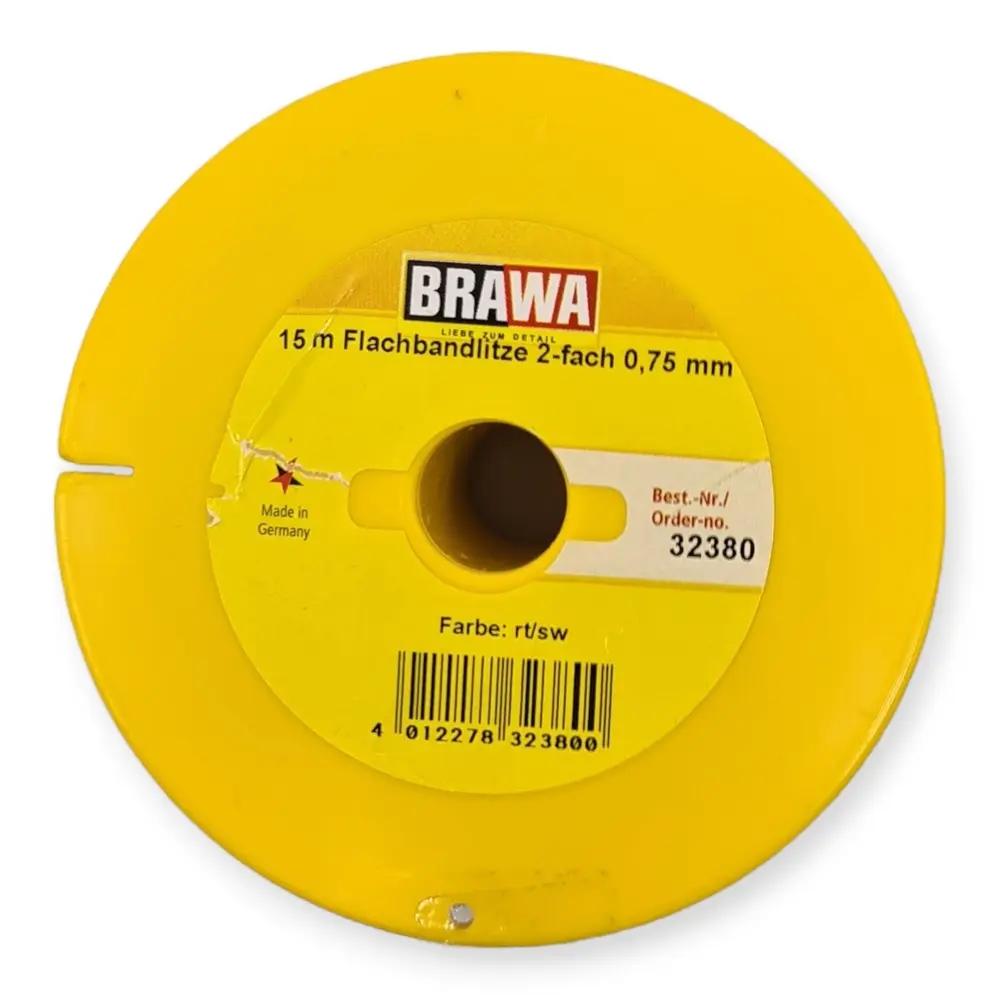 Bobine de câble - Brawa 32380 - rouge / noir - connexion à la piste - 2