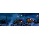 Lampadaire de gare Brawa 84133 - HO 1/87 - LED - hauteur 125 mm - 2