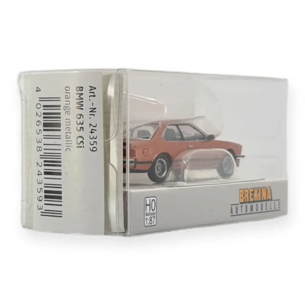 Sportive BMW 635 CSi brun métallisé BREKINA 24359 - HO 1/87 - 2