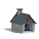 Four à pain traditionnel - Busch - HO 1/87 - 2